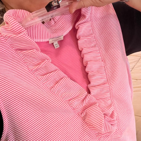 Talbots Pink Striped Knit Dress 16W - Picture 5 of 16